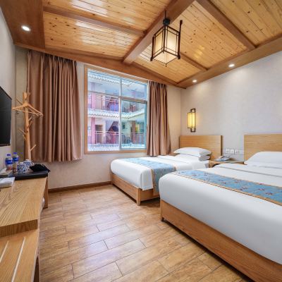 墨雅軒精緻雙床房（全屋地暖） 四姑娘山聖地映像飯店優惠