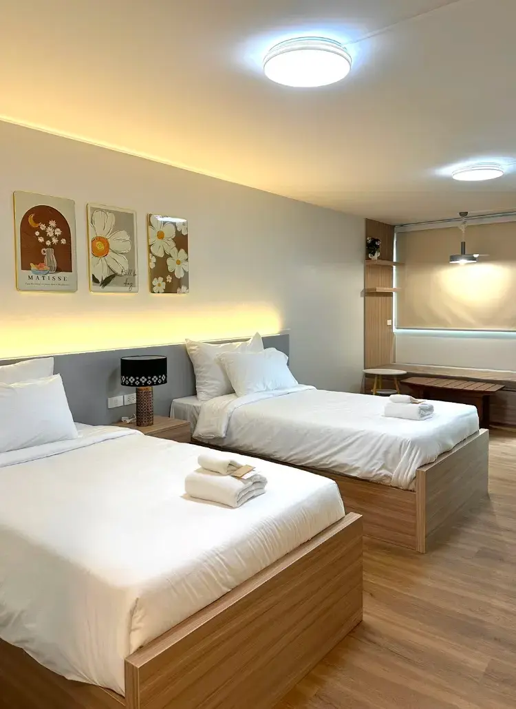 ห้องดีลักส์ เตียงคู่