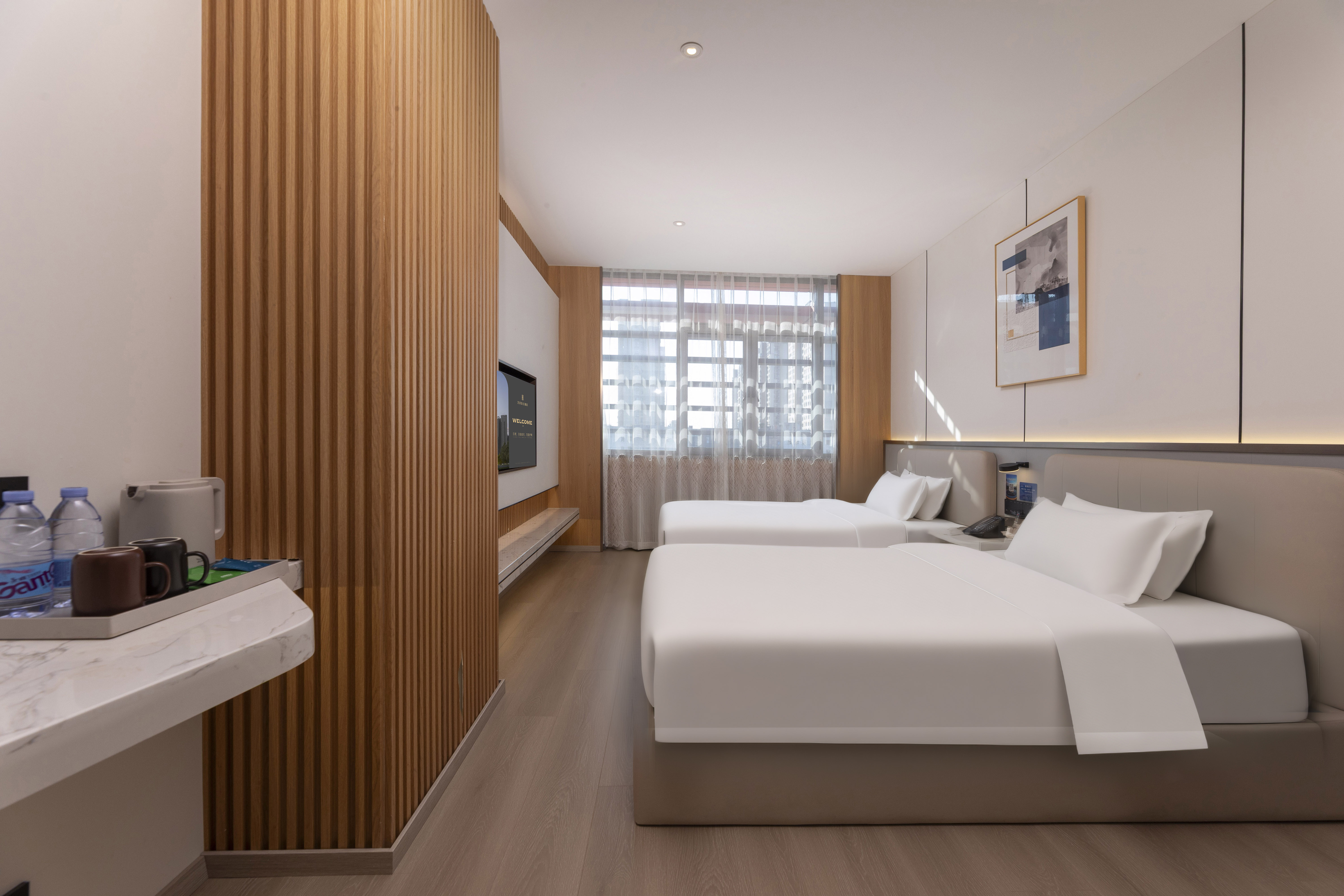 云舒双床房（智能客控+电视投屏）