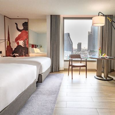 豪華雙床房 曼谷蘇拉翁因姆蒙田酒店優惠