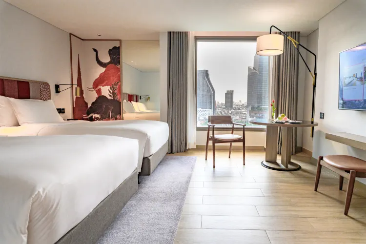 ห้องดีลักซ์เตียงแฝด