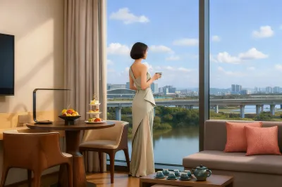 Luohe Yunshe High Altitude View Hotel (Zhujiang Road Food Street Wanda Branch) Hoteles en 