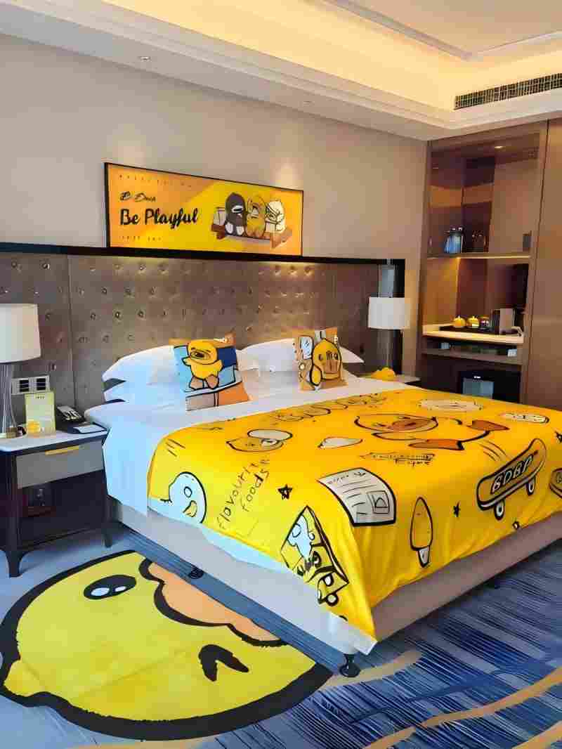 萌趣.Bduck小黄鸭亲子房（舒睡大床+帐篷+天猫精灵）