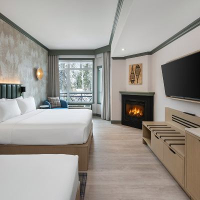 Premier Room Two Queens with Fireplace Royal Canadian Lodge Promo Code