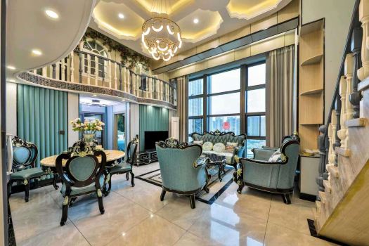 Ocean View loft Hotel Donggang International Mansion (Venice Watertown Branch, Dalian)