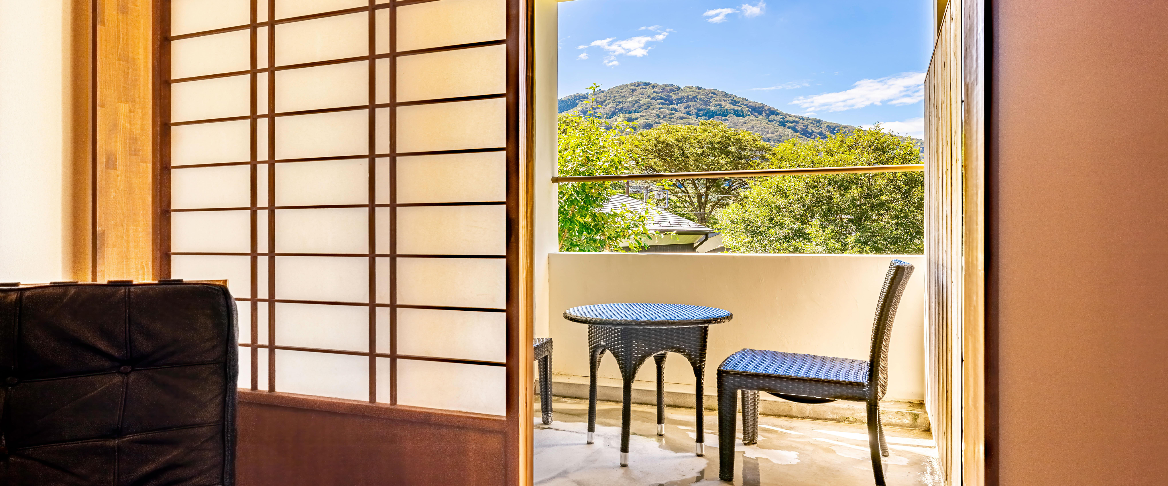 附樓日式雙床房（帶閣樓和露天浴室）