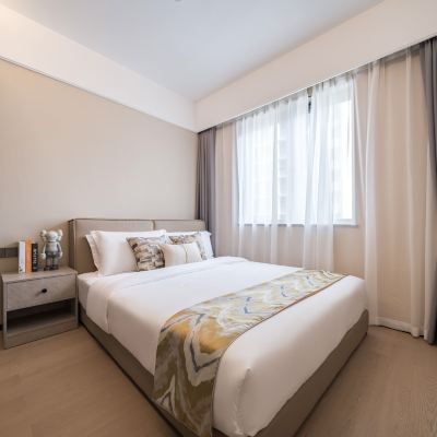 兩室行政套房（城景+陽台+洗烘一體機） 錦鯉公寓（深圳南山前海店）優惠