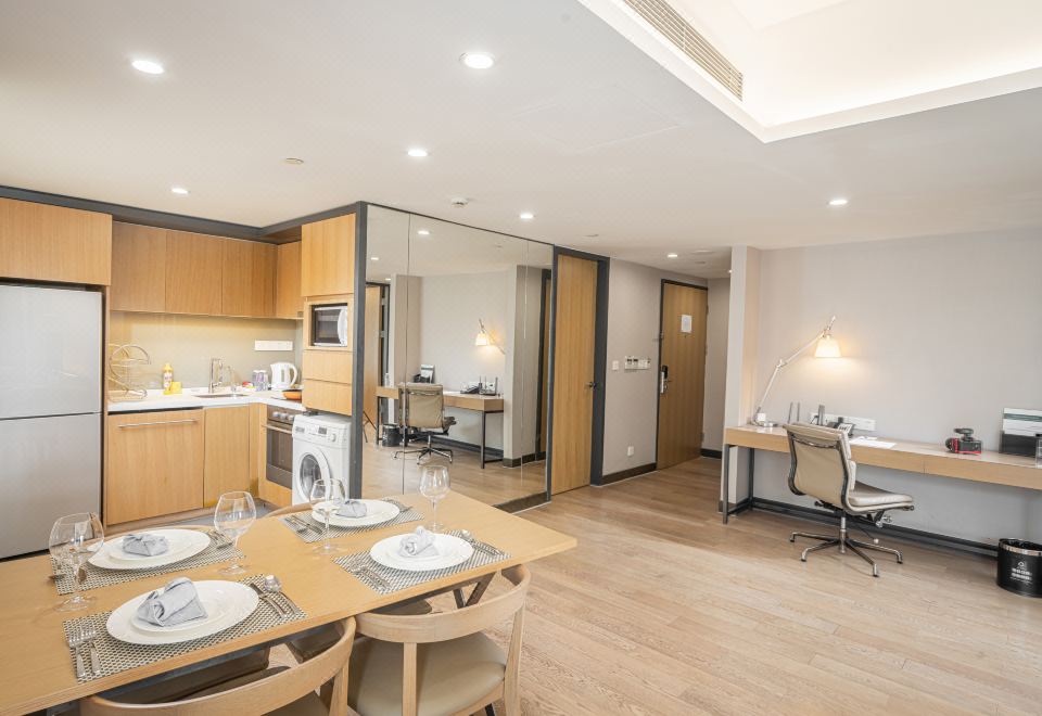 行政双卧室公寓套房