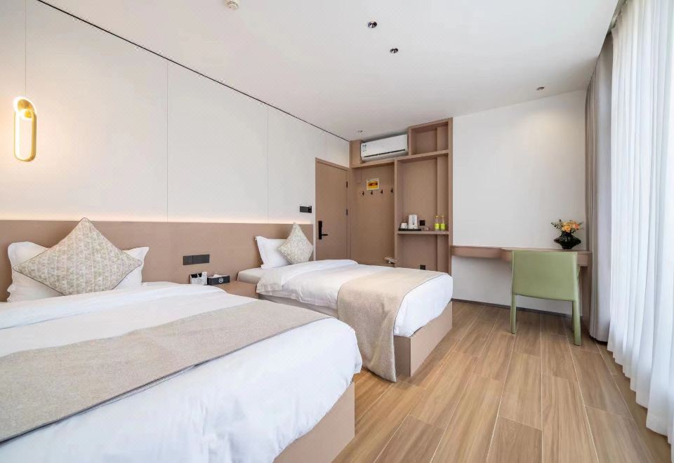 伴海·别墅双床房|洗衣机+冰箱