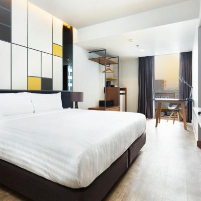 ห้องดีลักซ์ รหัสโปรโมชั่น เดอะ ควอเตอร์ ลาดพร้าว บาย ยูเอชจี