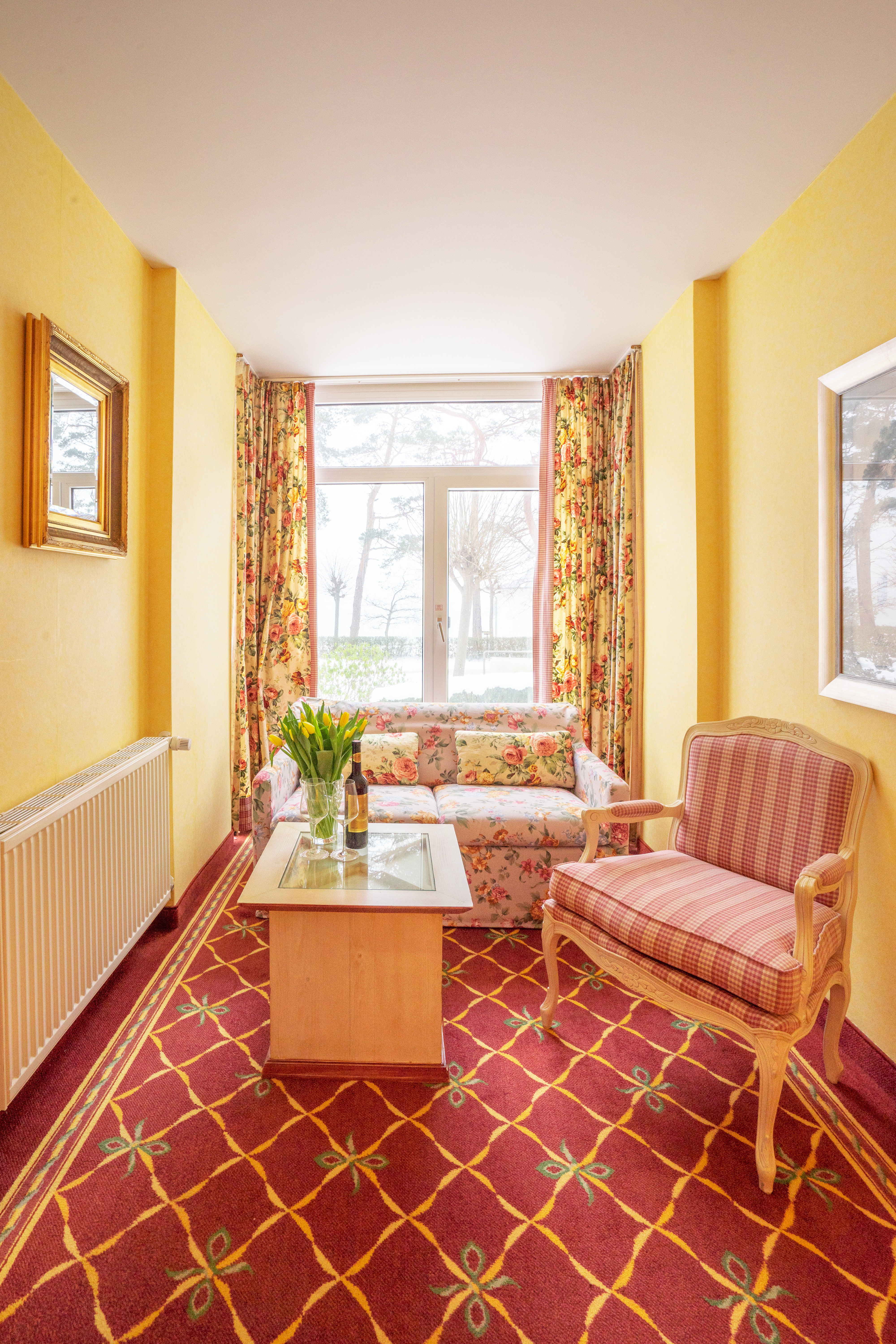 小型套房， 1 张双人床和 1 张梳化床， 海景