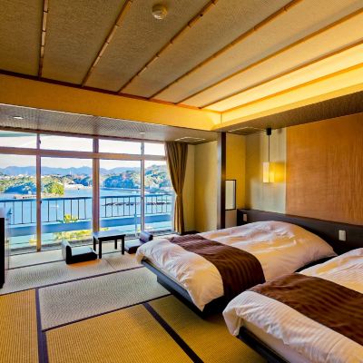 【禁煙】スタンダード和ベッドツイン 内風呂あり 湯快リゾート 南紀白浜温泉 白浜彩朝楽〈プレミアム〉 クーポン