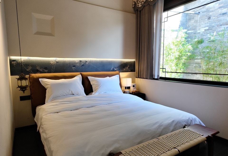 玉葉·私享景觀大床房|空氣凈化器|沙發|茶台|乾濕分離