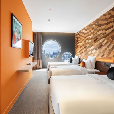 豪華三人間 日月, 河畔飯店優惠