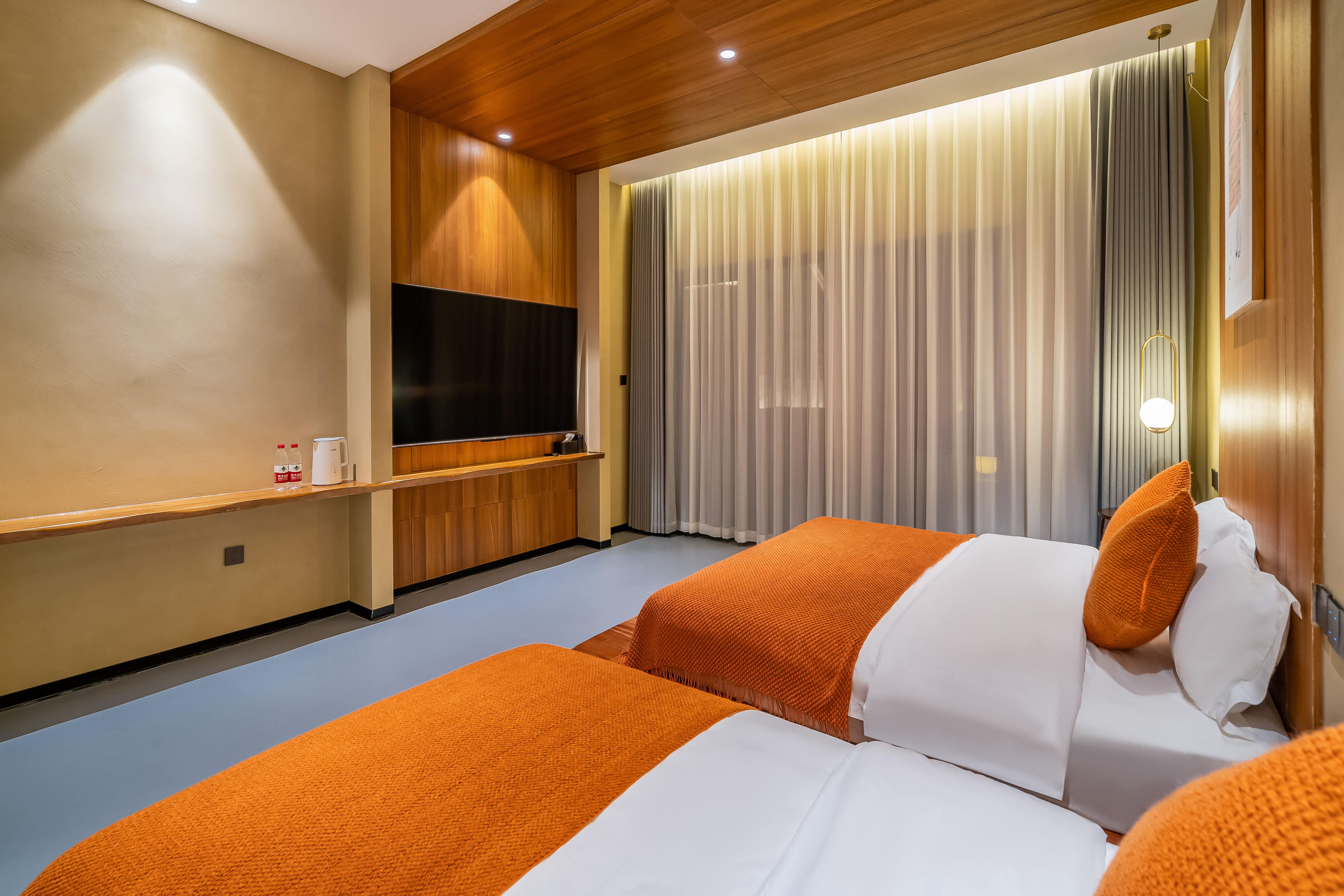 Yishan I Shi Homestay (Jim Paradise)涧水丨庭院亲子双床房（独立小院+可烧烤+智能客控）