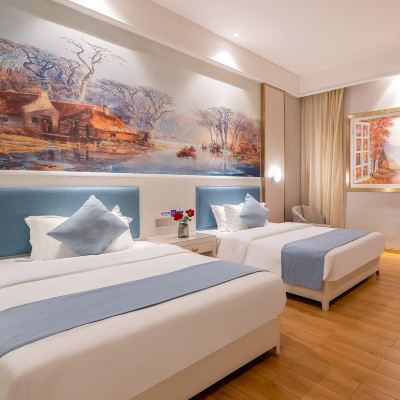 電競 | 雙排吃雞雙床房 滙美飯店（南寧江南萬達劇場地鐵站店）優惠