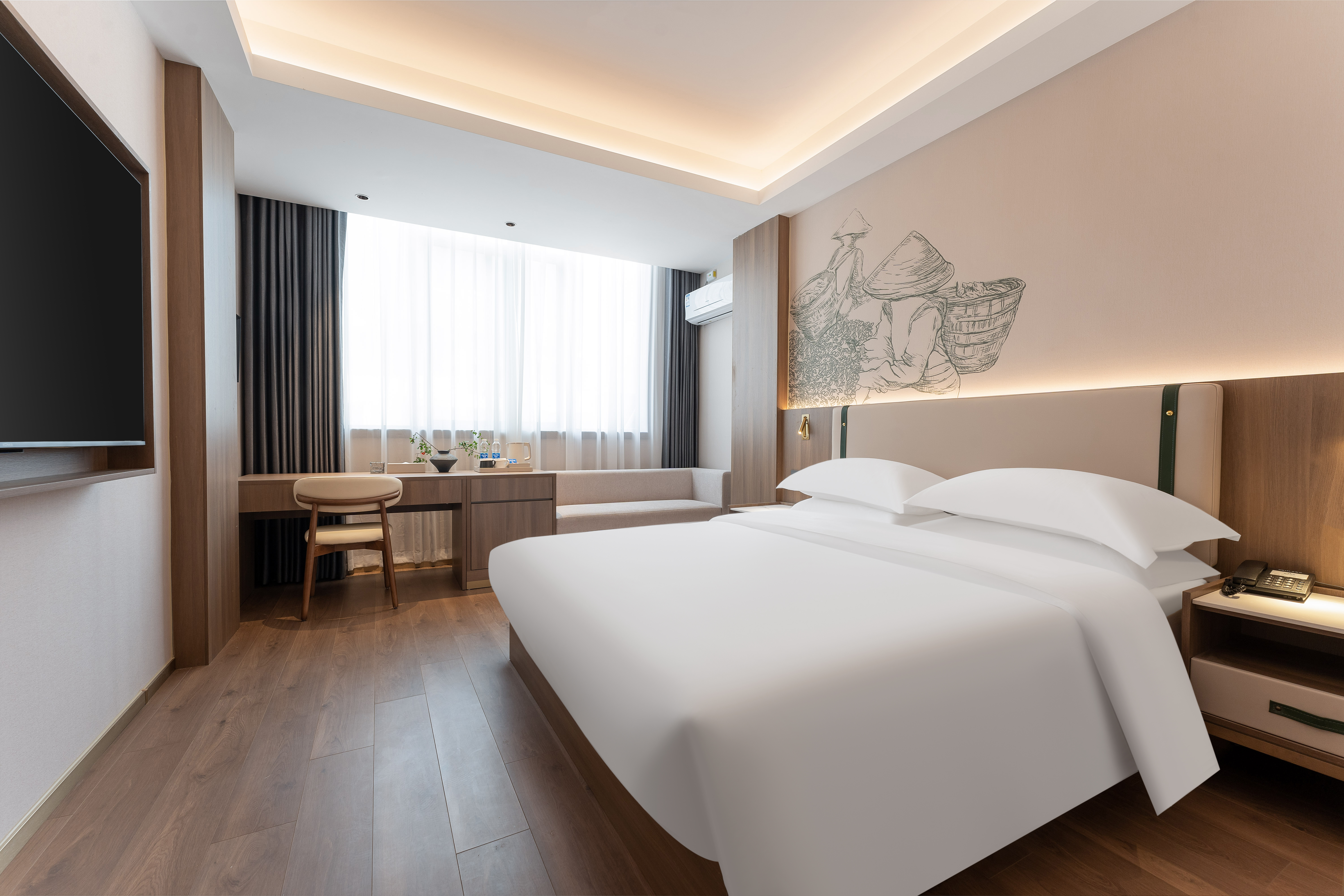 山景商務大床房