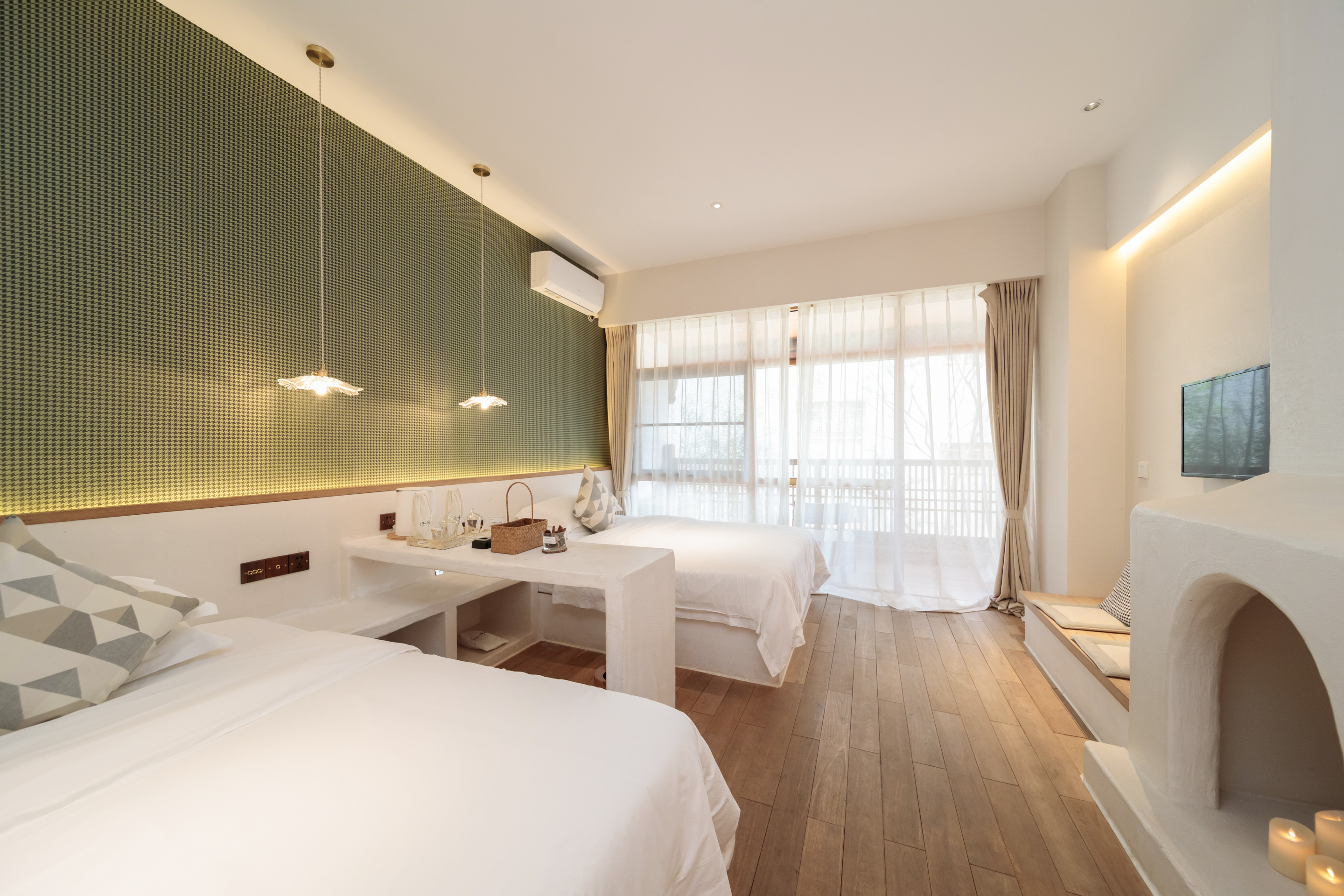 竹苓精品双床房