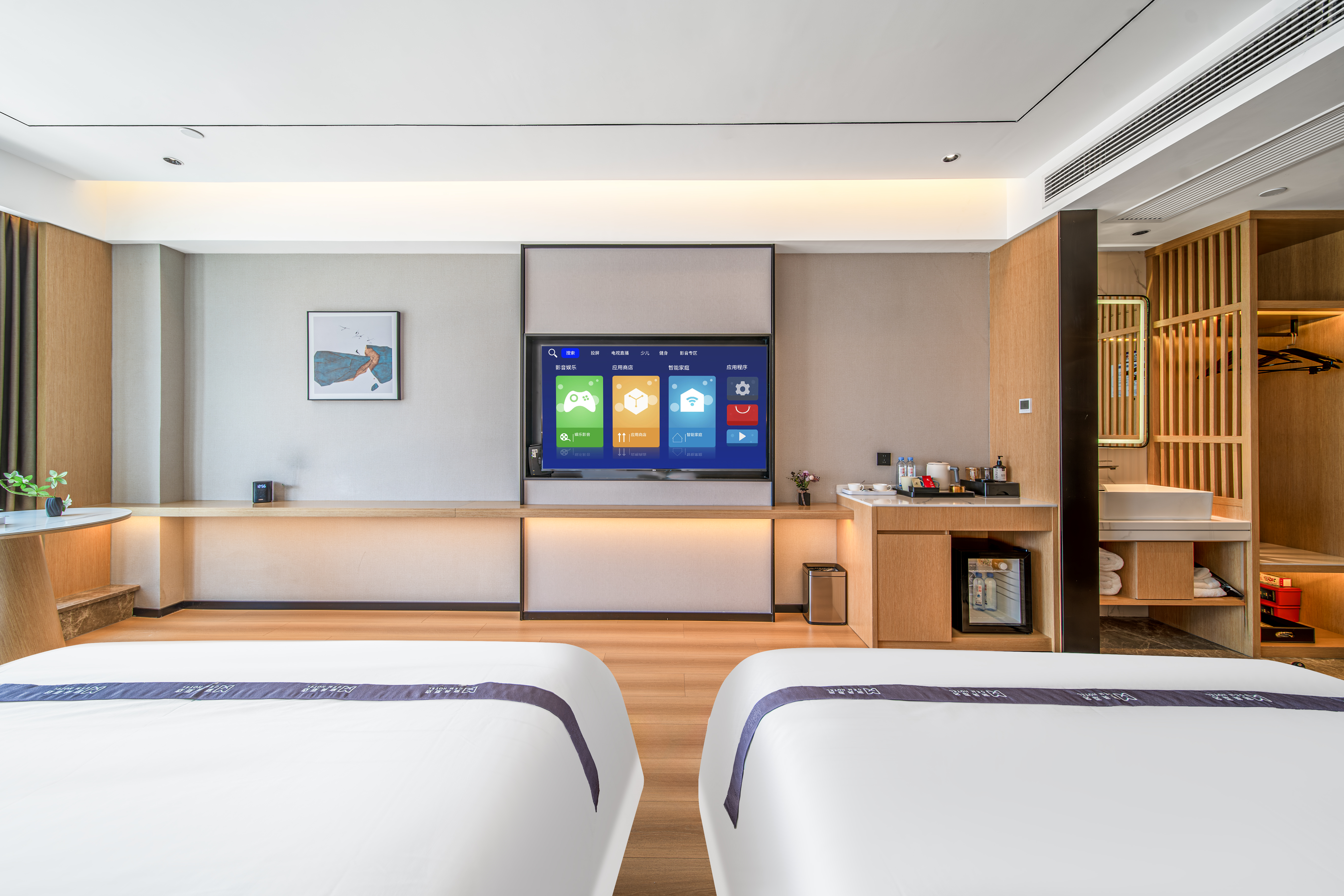 格美高级双床房