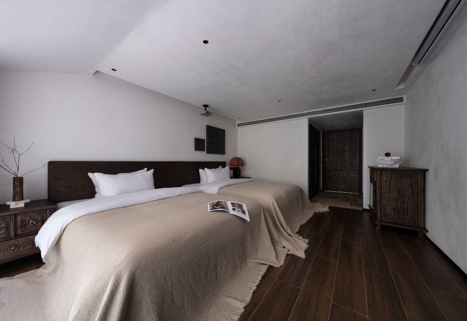 荇山.舒适双床房-零压床垫︱智能客控︱极米投屏