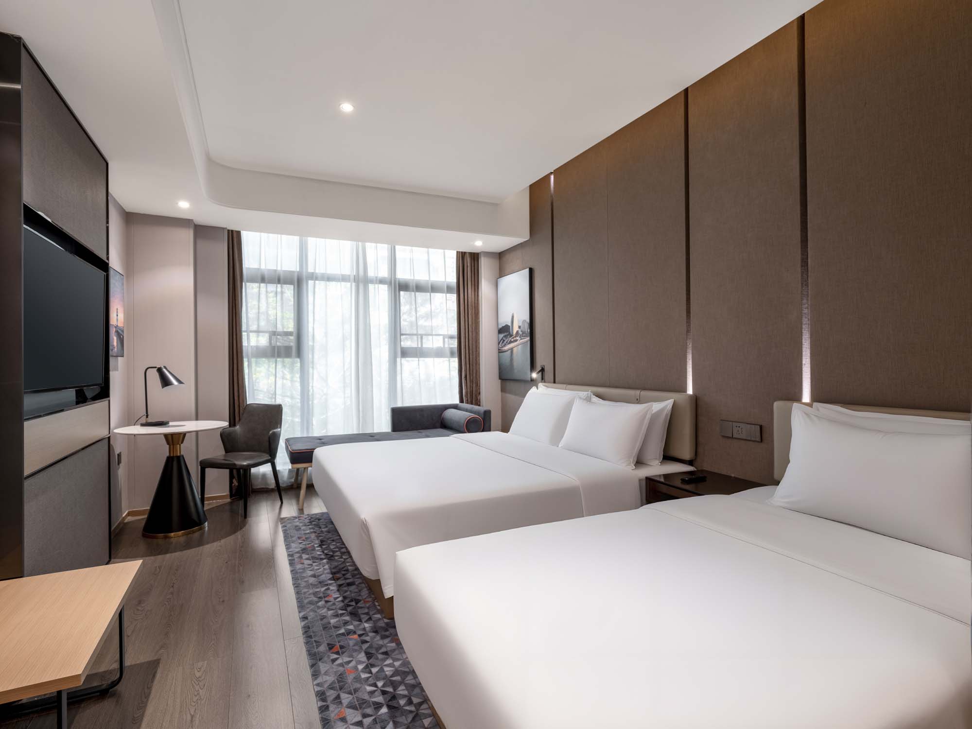 Holiday Inn Express Zhuhai Grand Theater by IHG豪华城景家庭房（婴儿床+小童护栏+防撞贴+小童用品）