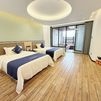 御上丨月攬泉境雙床房（深睡床品+智能客控） 御上明珠温泉度假村（惠東安墩熱湯店）優惠