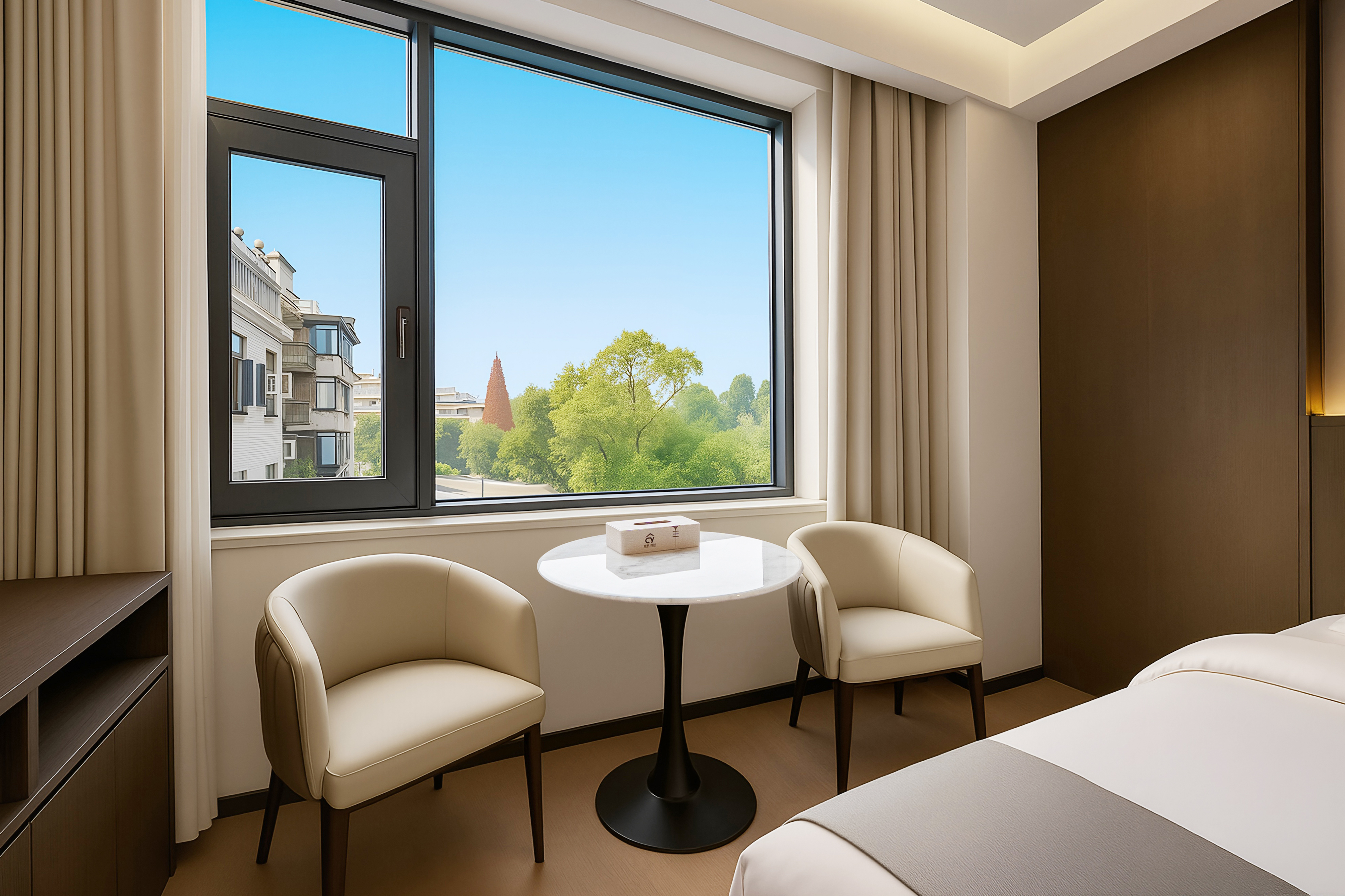 觀嵐大床房—明亮采光+定制床墊