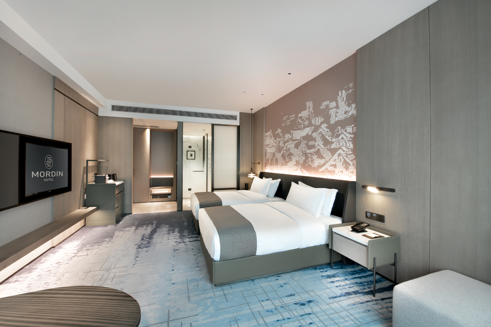 奇遇VR特色园景双床房（观影+游戏）