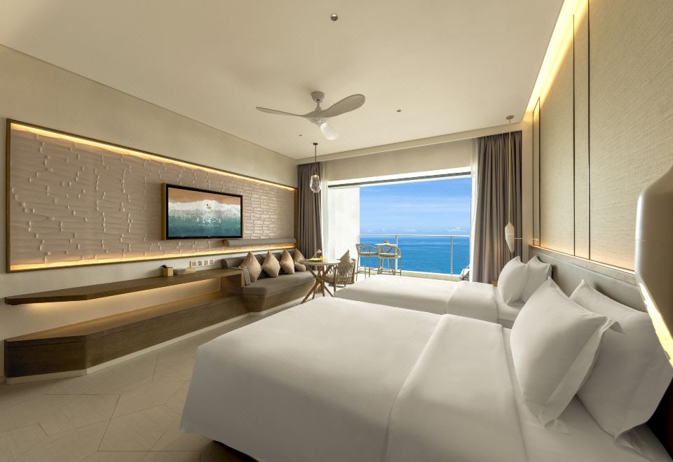 高級正海景雙床房