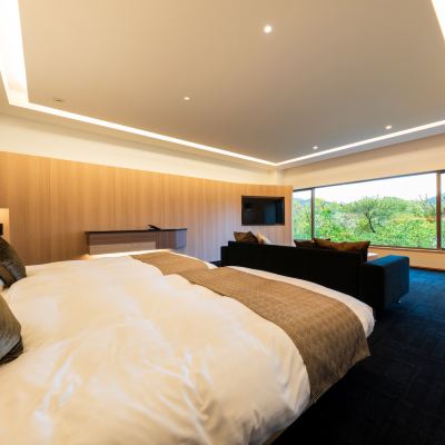 Shikishima Gallery Twin Room With Semi Open-air Bath 萬象閣 敷島 クーポン