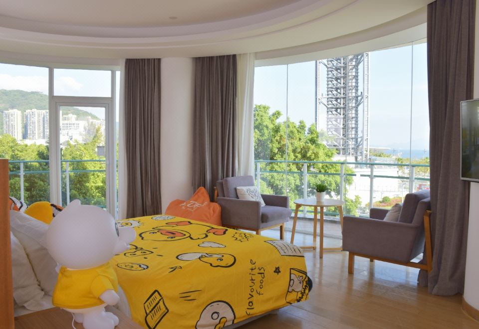 B-Duck小黄鸭亲子房（180度看海）