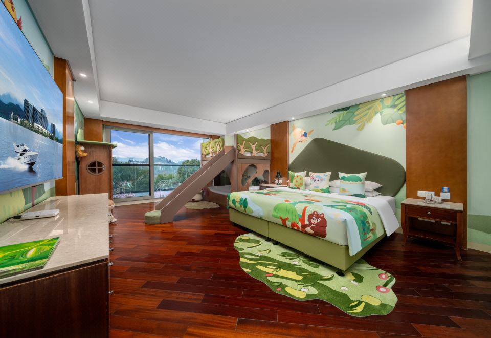 1號樓綠森林主題上下鋪親子房