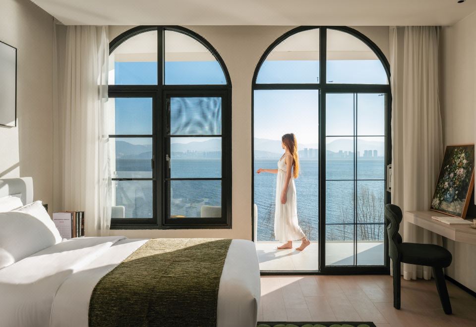 心澜绮梦180°阳台海景大床房·全屋智能+一线海景+阳台