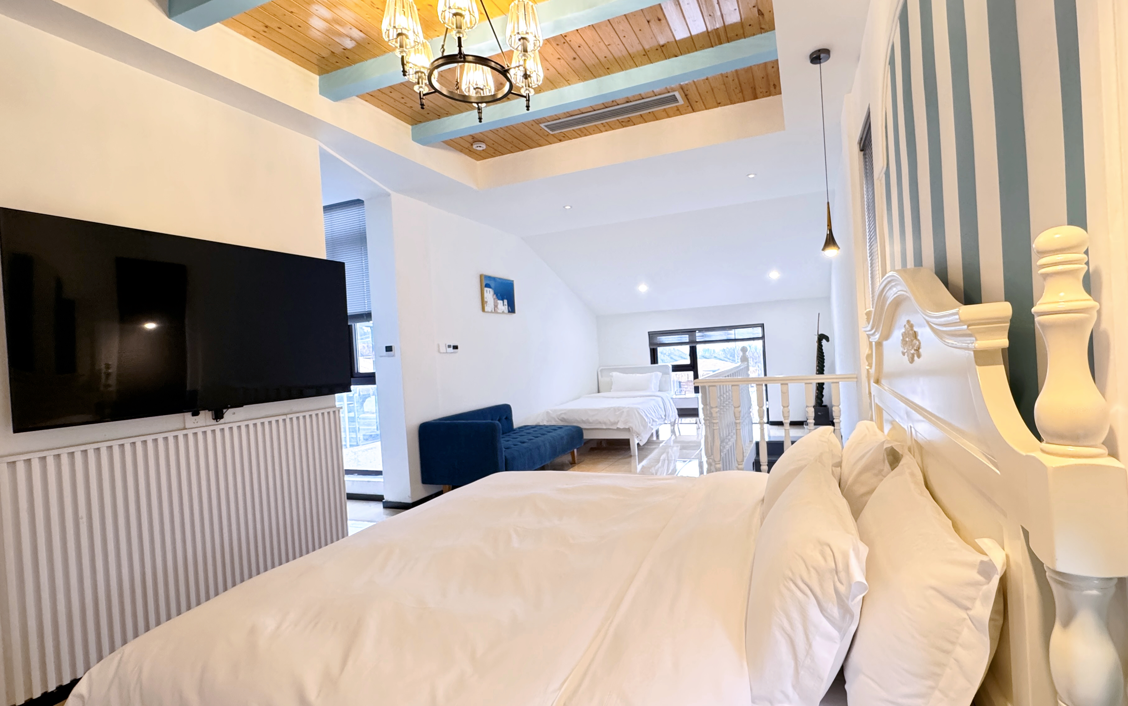 地中海风·园景亲子房