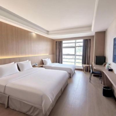 氧居簡域雙床房+高層景觀+視野寬闊 温嶺雷達森大酒店優惠