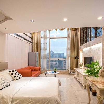 Loft複式·舒適雙床套房（烘乾洗衣機+徠芬吹風機） 巴頓國際公寓（廣州北京路金潤鉑宮店）優惠