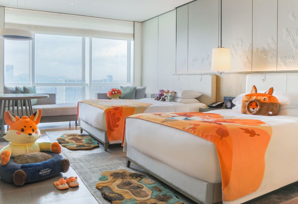 萬豪旅享家豪友團家庭主題雙床房