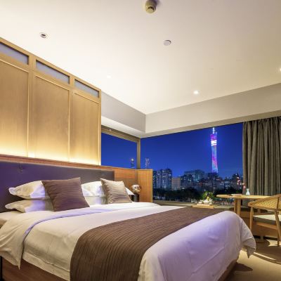 廣州塔景觀大床房 詩藝城棧（廣州塔店）優惠