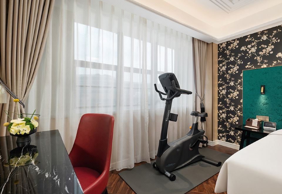 風雅健養大床房（海派風格+動感單車+助眠床品）