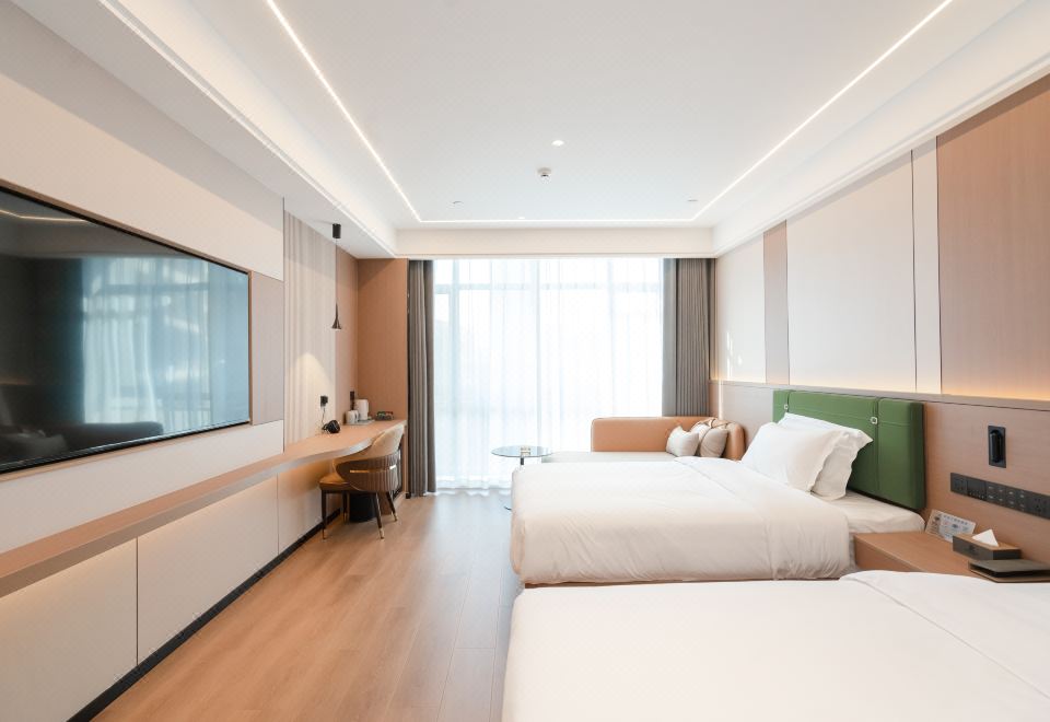 豪华尊享双床房（深度睡眠+高端床品+智能客控+落地窗）
