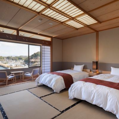 【上層階レイクビュー】和モダンツイン 浜名湖わんわんパラダイスホテル クーポン