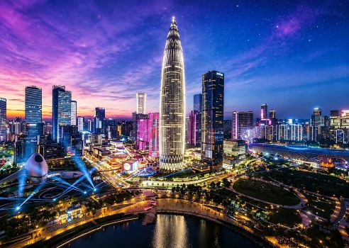深圳福田·戴維斯|180°海景·影音輕居(竹子林地鐵站店)