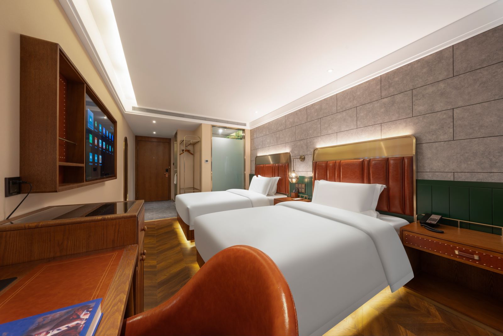 啡凡双床房（投屏）