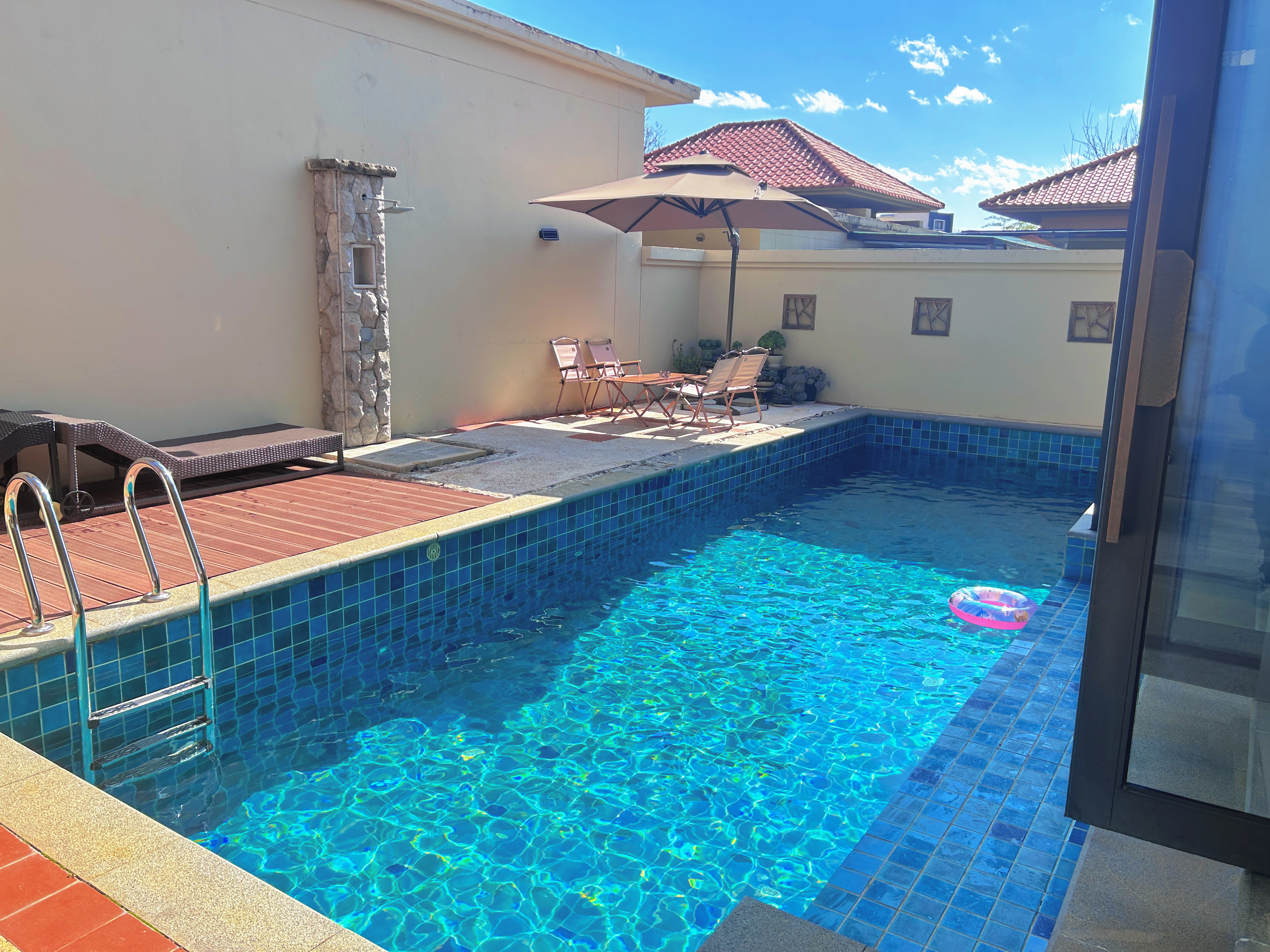 影院·烧烤双卧家庭泳池别墅