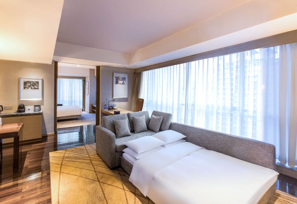 凱悅家庭套房（1張大床+1張梳化床）