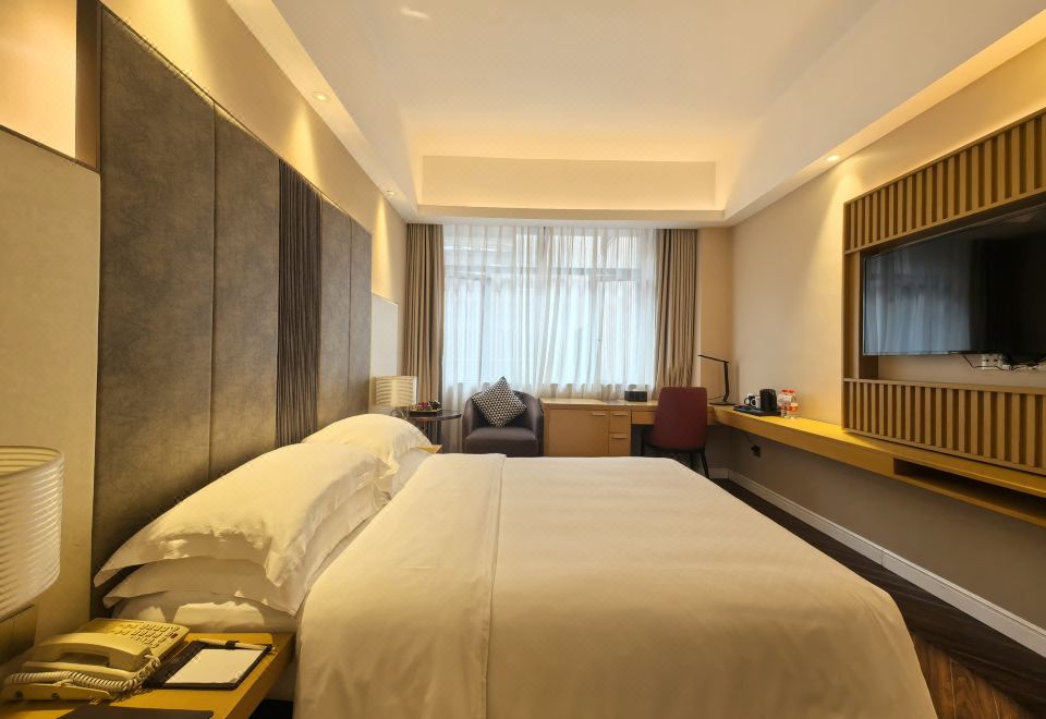 精致大床房（國貨洗護+大飄窗+記憶棉床墊）