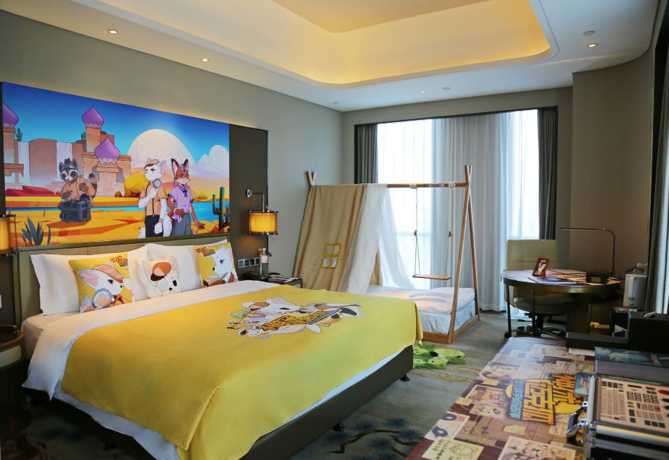 神探迈克狐亲子主题房（沉浸剧本体验+小童帐蓬床）