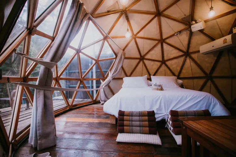 เต็นท์สกายโดม วิวแม่น้ำ