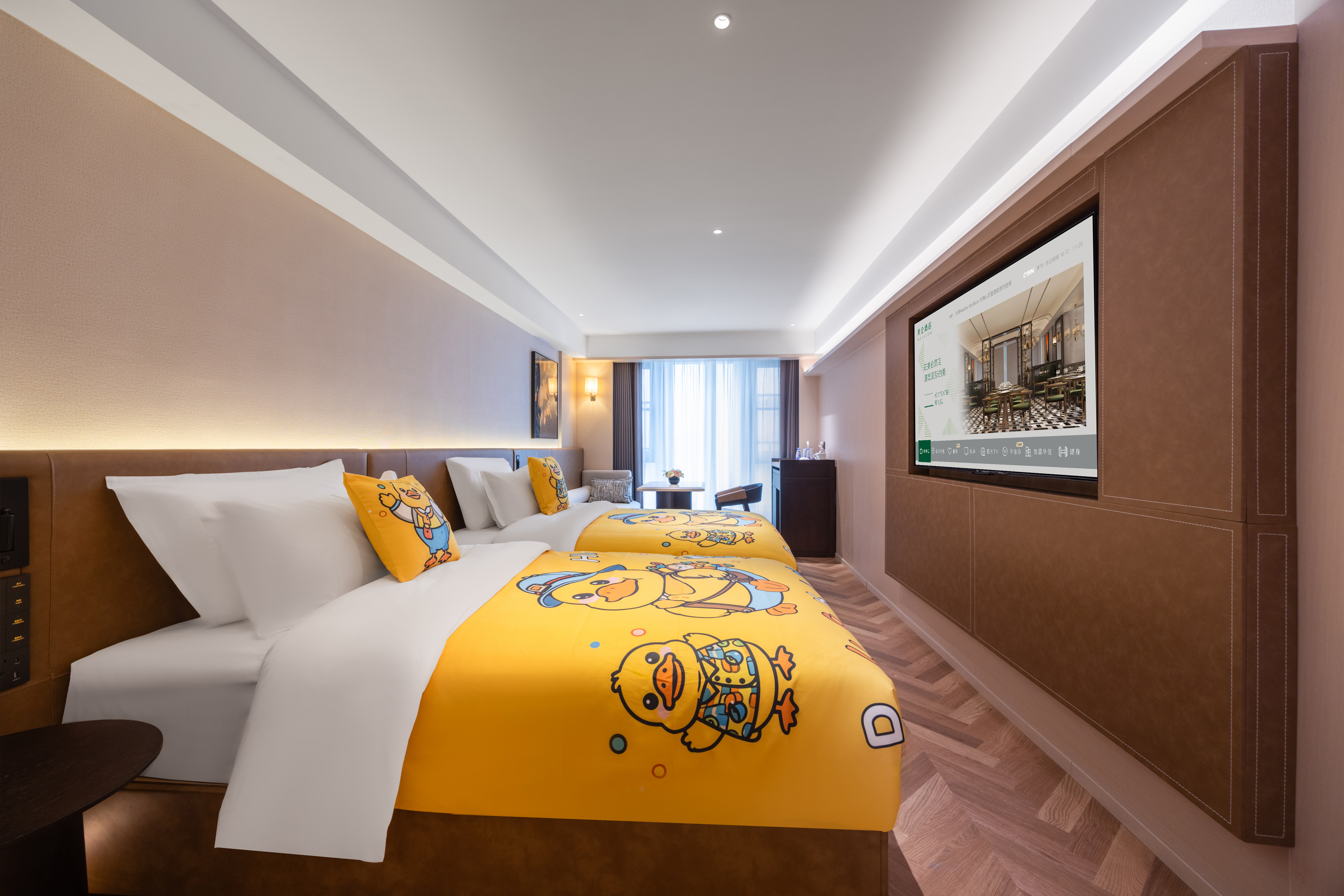 豪华双床房（零压床垫+徕芬吹风机+小冰箱）