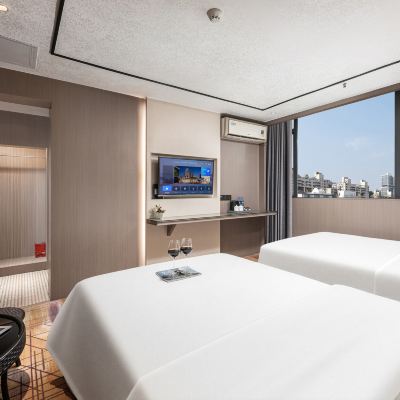 豪華商務雙床房 春尚酒店（珠海拱北口岸步行街店）優惠